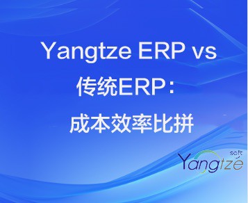 从成本到效率：YangtzeSoft ERP与传统ERP数字化转型较量