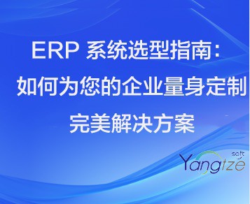 ERP 系统选型指南：如何为您的企业量身定制完美解决方案